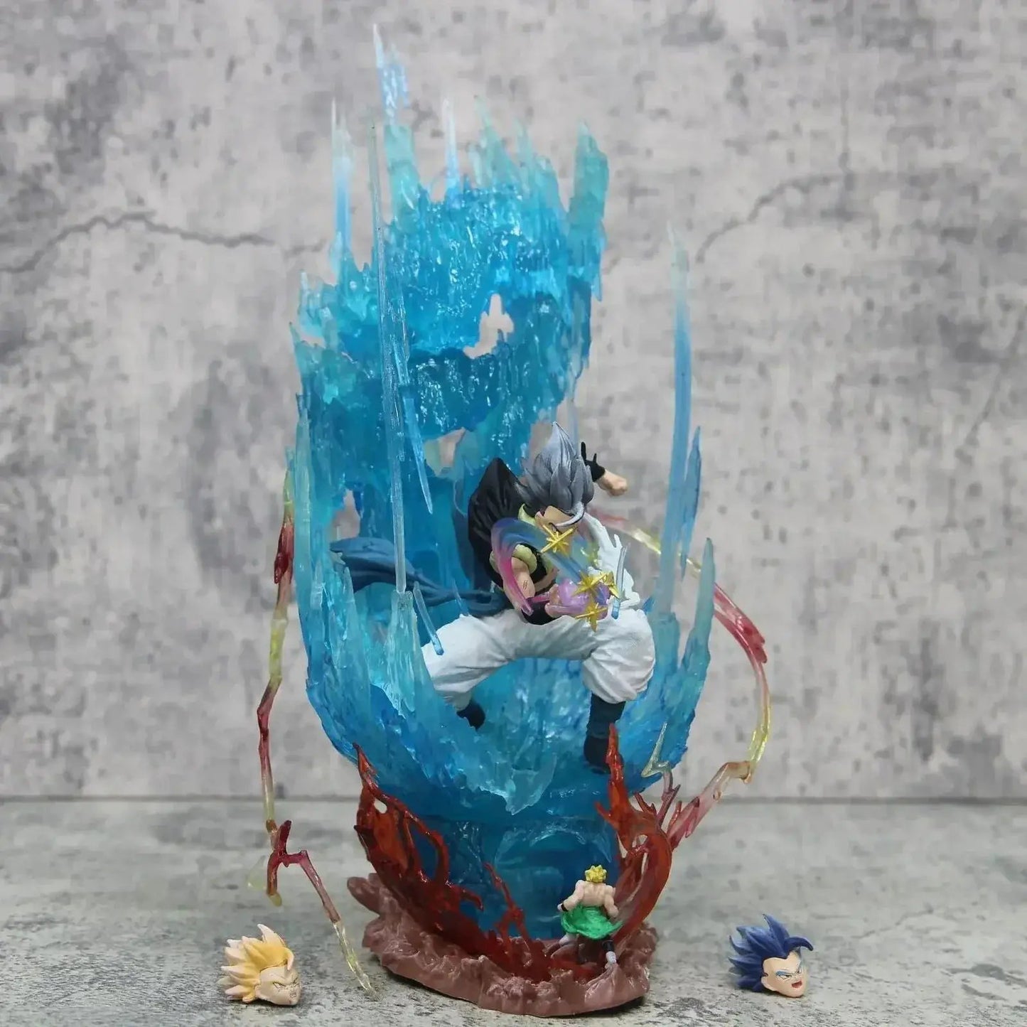 Gogeta Super Saiyan Blue LED Figure Dragon Ball Anime Collectible - ToylandEU