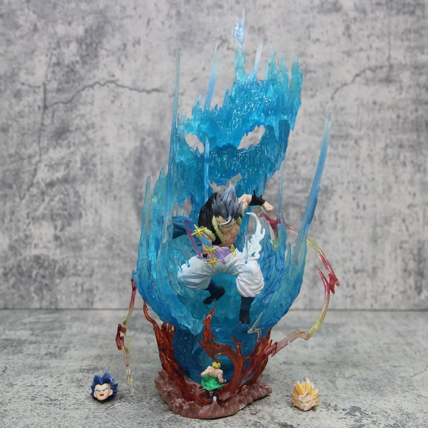  Gogeta Super Saiyan Blue LED Figure 28cm Collectible 