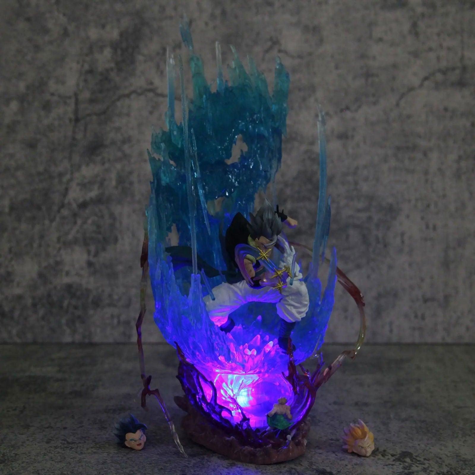  Gogeta Super Saiyan Blue LED Figure 28cm Collectible 