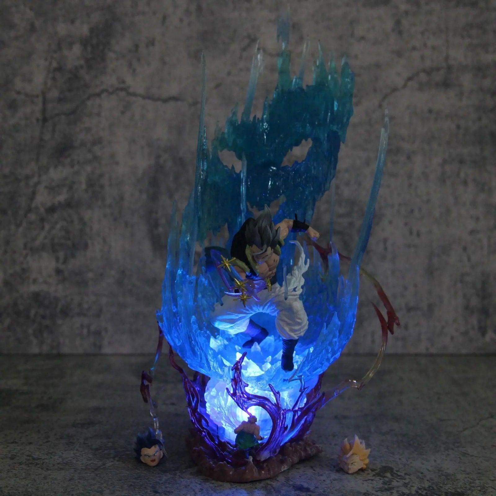  Gogeta Super Saiyan Blue LED Figure 28cm Collectible 