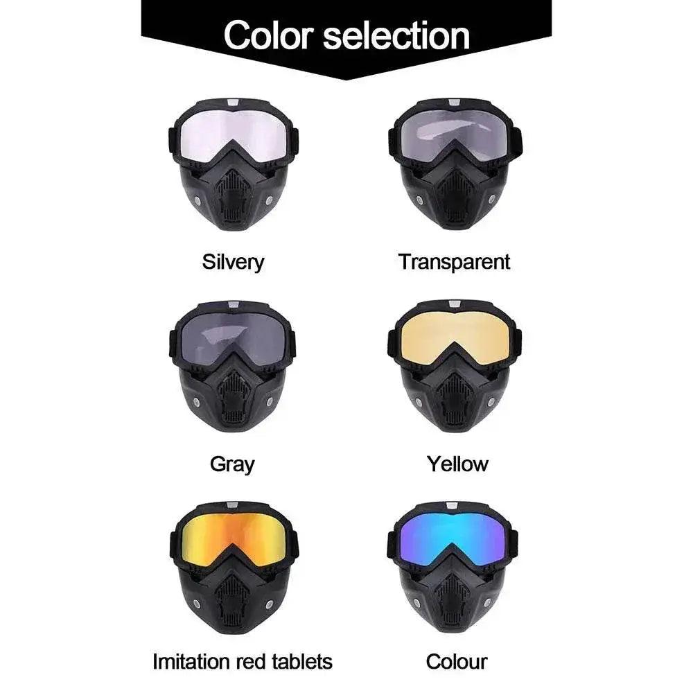  Dustproof Motocross Glasses Adjustable Motorcycle Goggles Breathable Full Face Protective Motorbike Dirt Bike Off Road Mask -  ToylandEU™