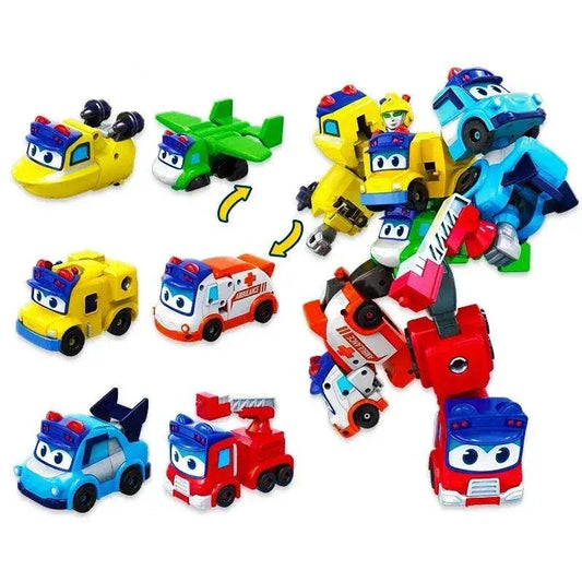  Gogo Bus 6 In 1 Transforming Toy Car Ambulance For Kids -  ToylandEU™