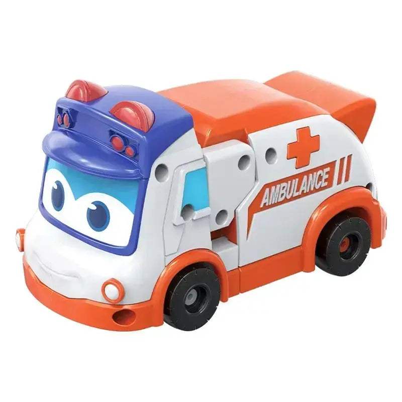 Gogo Bus 6 In 1 Transforming Toy Car Ambulance Police - ToylandEU