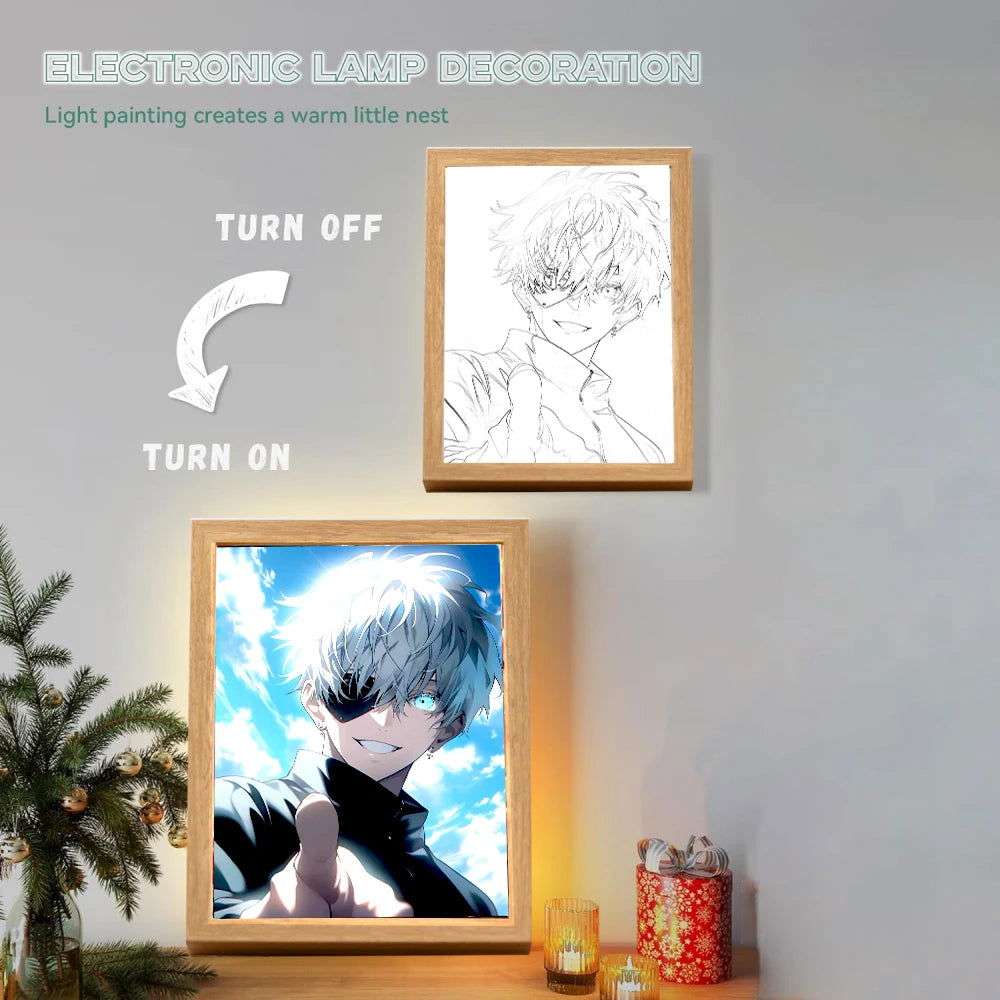 Gojo Satoru LED Picture Frame Jujutsu Kaisen Gift