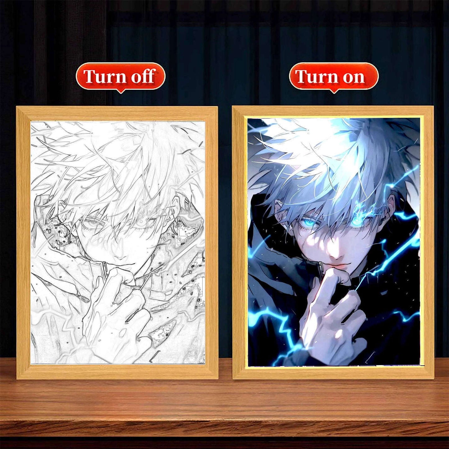 Gojo Satoru LED Picture Frame Jujutsu Kaisen Gift