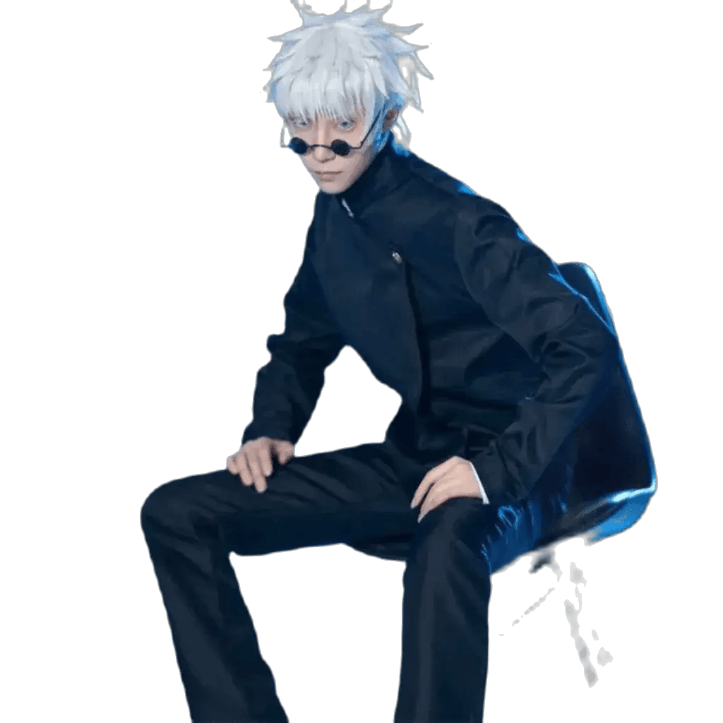  Gojo Satoru Premium Cosplay Costume with Wig - Perfect for Halloween! -  ToylandEU™