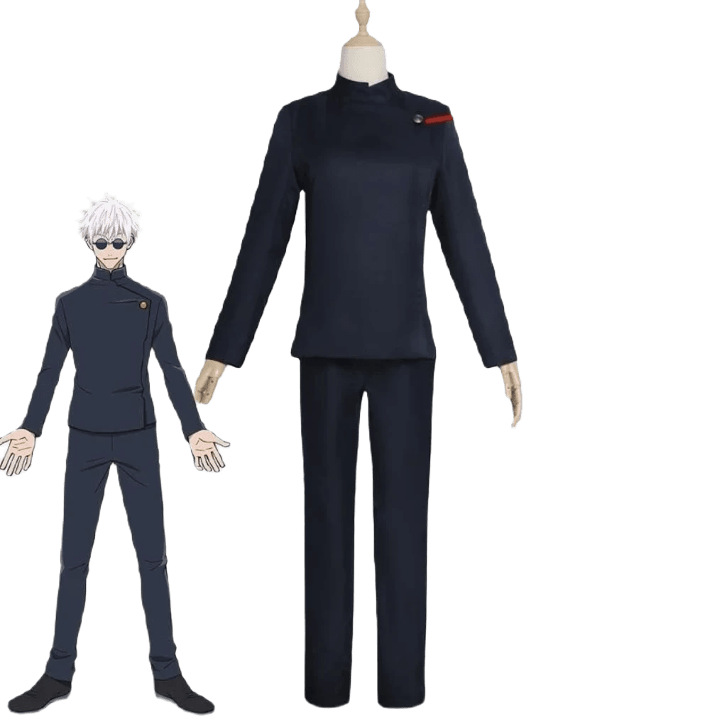 Gojo Satoru Premium Cosplay Costume with Wig - Perfect for Halloween! - ToylandEU