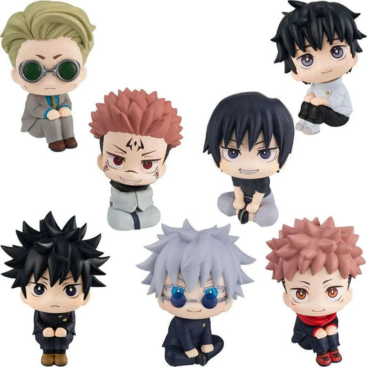 Gojo Satoru Anime Figure Jujutsu Kaisen Action Figurines Chibi Mini Set PVC Model Collectible Display Toy Gift