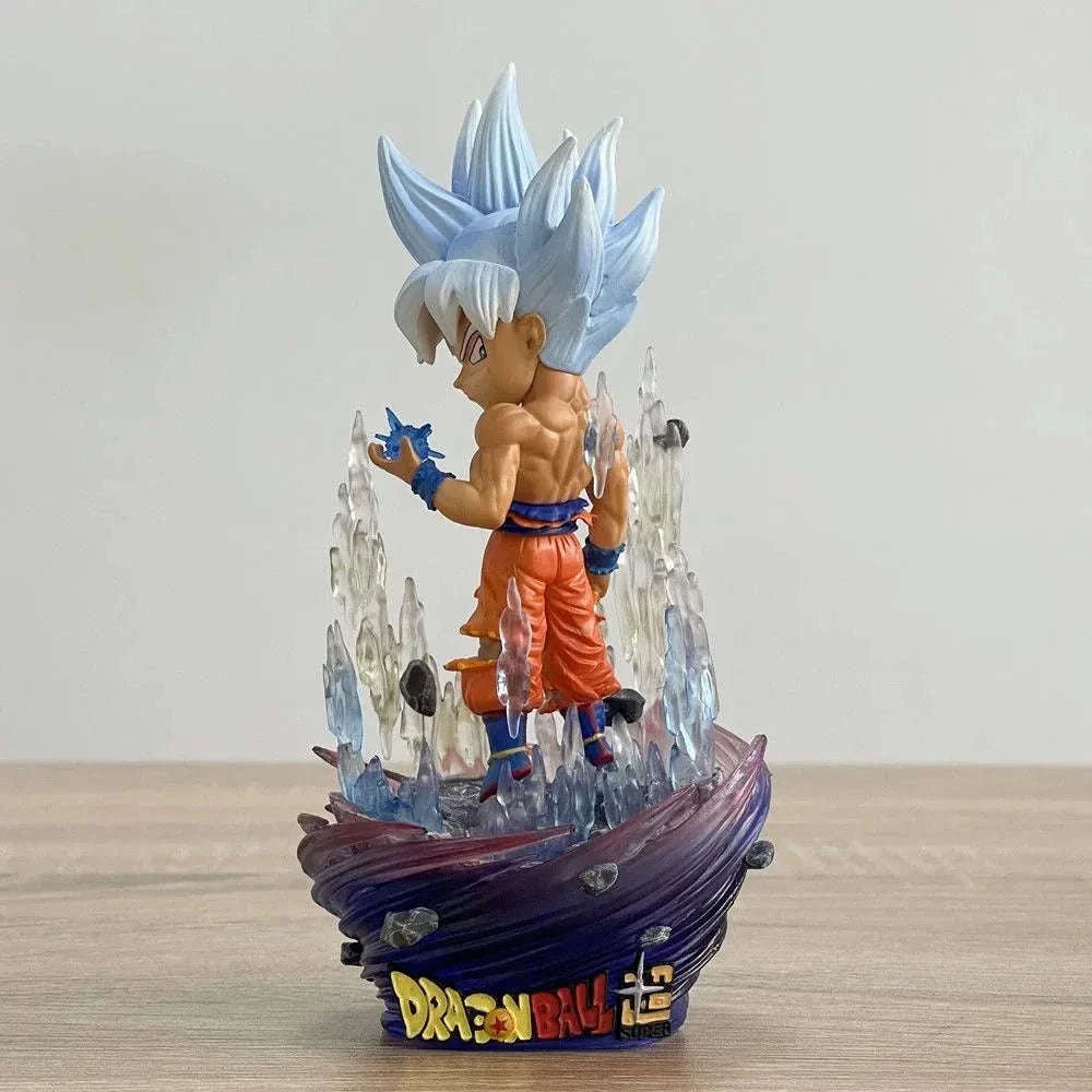  Goku Ultra Instinct Chibi Figure Dragon Ball Super Mini 
