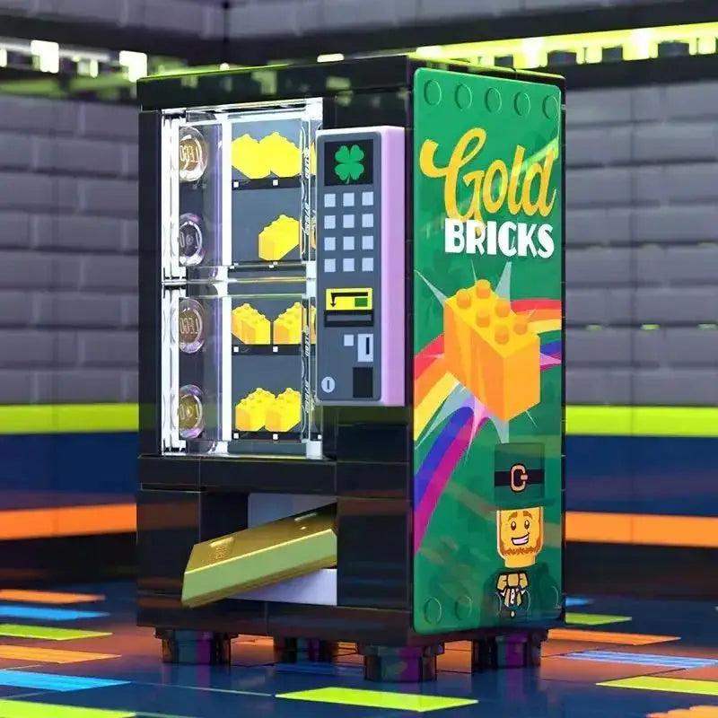 Lego Leprechaun Gold Bar Vending Machine Kit With 35 Bricks - ToylandEU