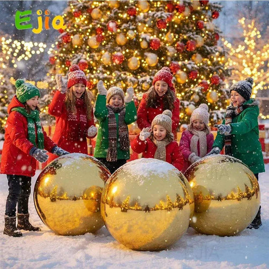  Gold Inflatable Mirror Ball Set For Events Airtight -  ToylandEU™