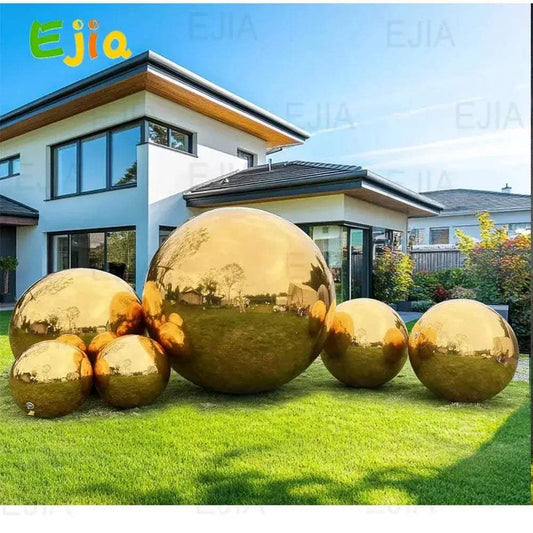  Gold Inflatable Mirror Ball Set For Events Airtight -  ToylandEU™