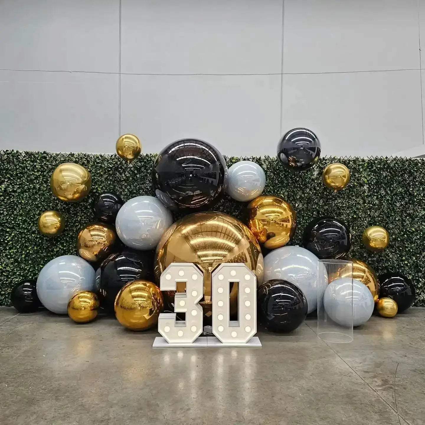 Gold Inflatable Mirror Ball Set Large Airtight Great For Events - ToylandEU