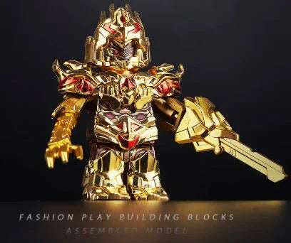 Custom LEGO Megatron Figure With Gold Armor And Fusion Cannon - ToylandEU