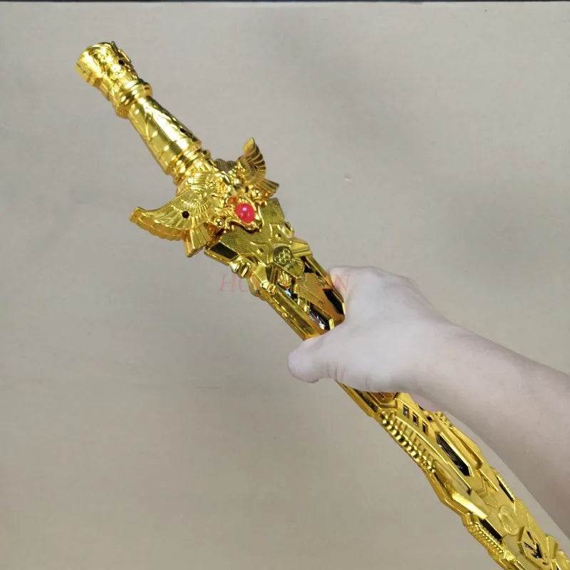 Gold Toy Swords Cartoon Toys Plastic Model Knife Anime Cos - ToylandEU