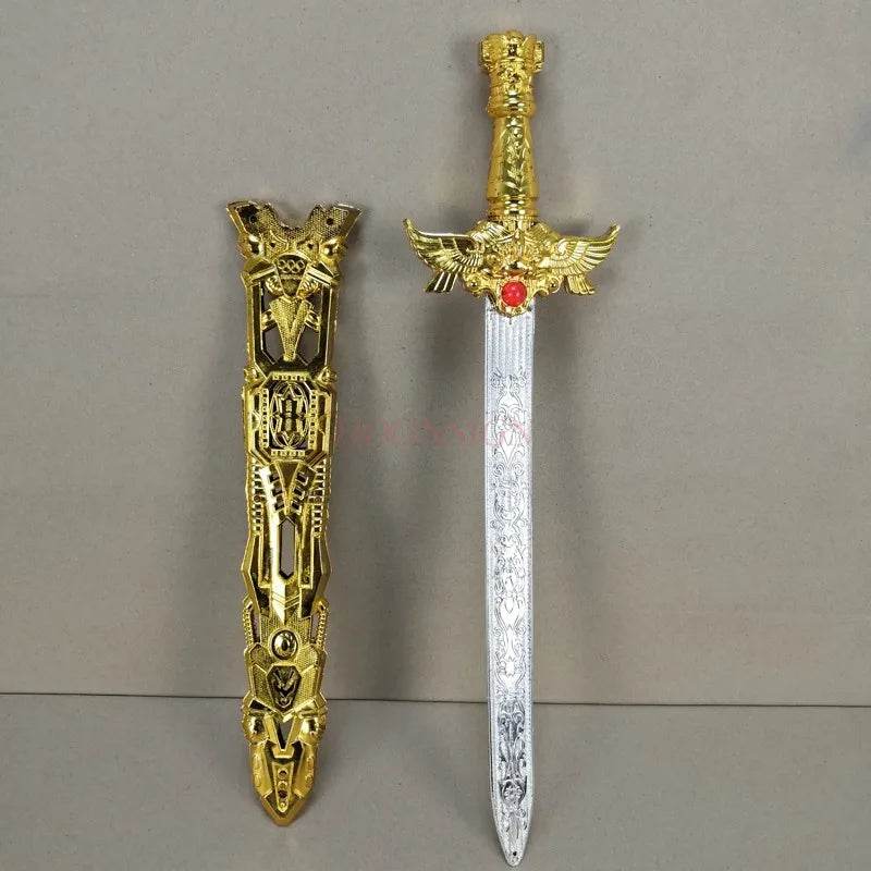 Gold Toy Swords Cartoon Toys Plastic Model Knife Anime Cos - ToylandEU