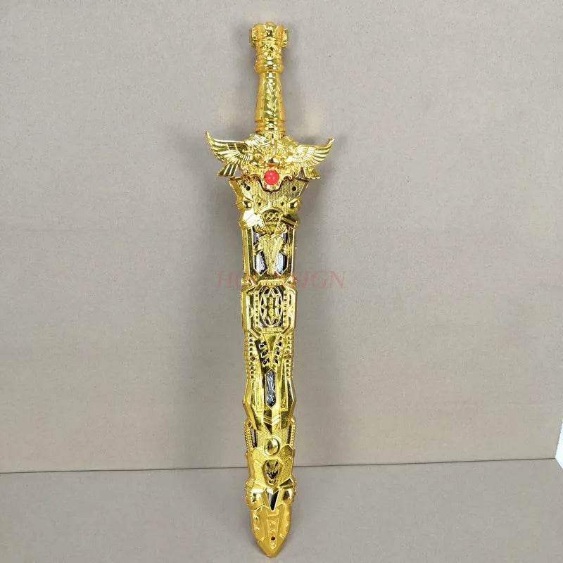 Gold Toy Swords Cartoon Toys Plastic Model Knife Anime Cos - ToylandEU