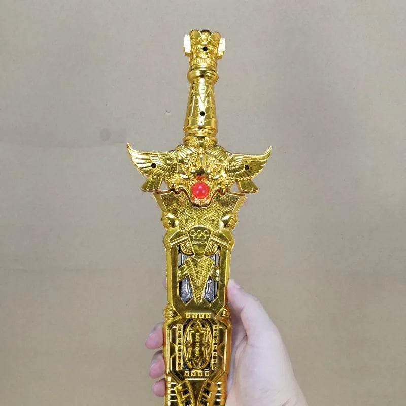 Gold Toy Swords Cartoon Toys Plastic Model Knife Anime Cos - ToylandEU