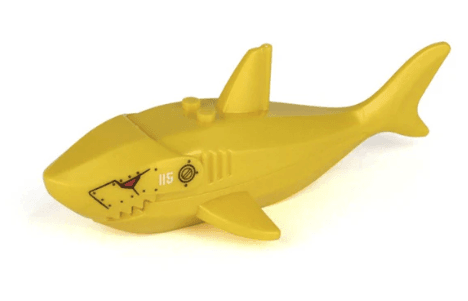 Gold Shark Custom Minifigure | ABS Plastic | Collectors