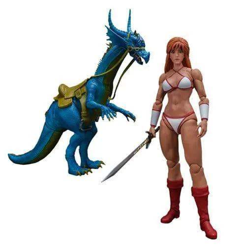  Golden Axe Tyris Flare Figure Blue Dragon Premium -  ToylandEU™
