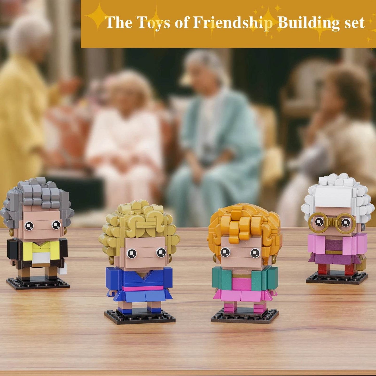 Golden Building Block Toys 4in1 Figures For Fans And Kids - ToylandEU