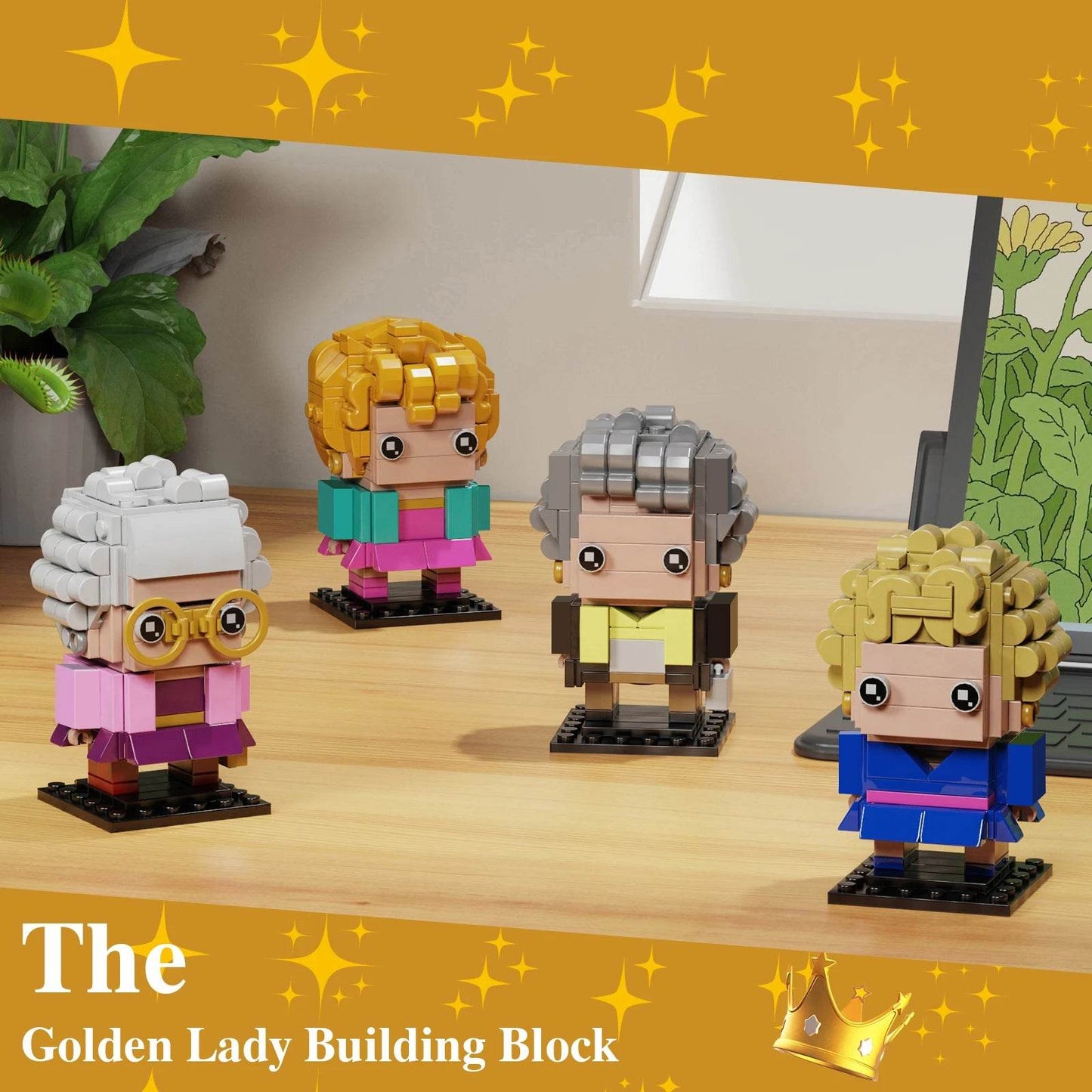 Golden Building Block Toys 4in1 Figures For Fans And Kids - ToylandEU