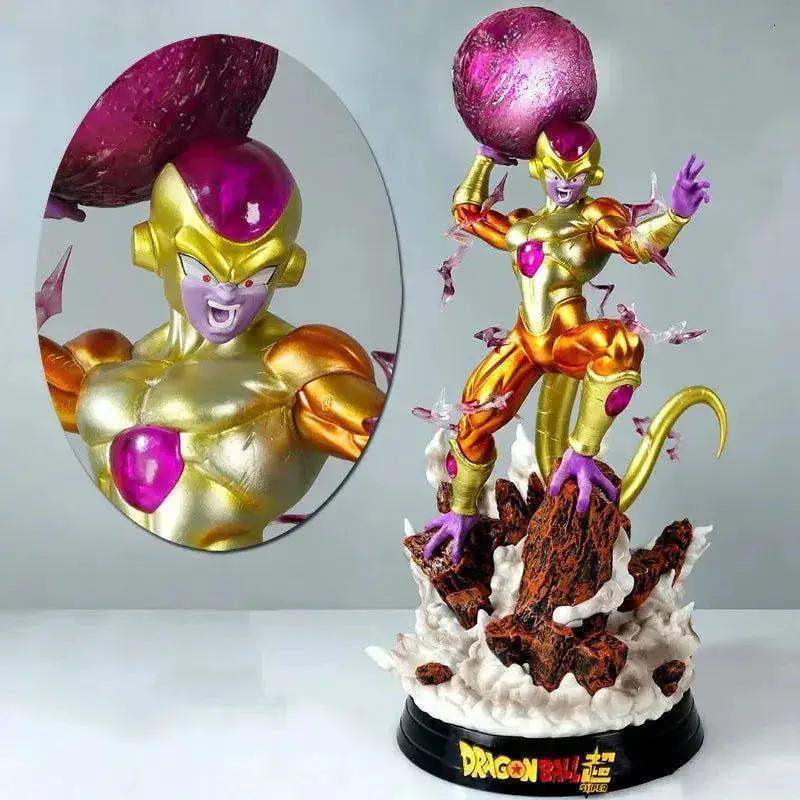 Golden Frieza Death Ball Anime Figure, Dragon Ball Super Oversized Statue DGZ Figurines Collectible 48 CM - ToylandEU