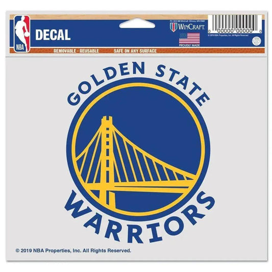  Golden State Warriors 5x6 Multi Use Color Decal Official -  ToylandEU™