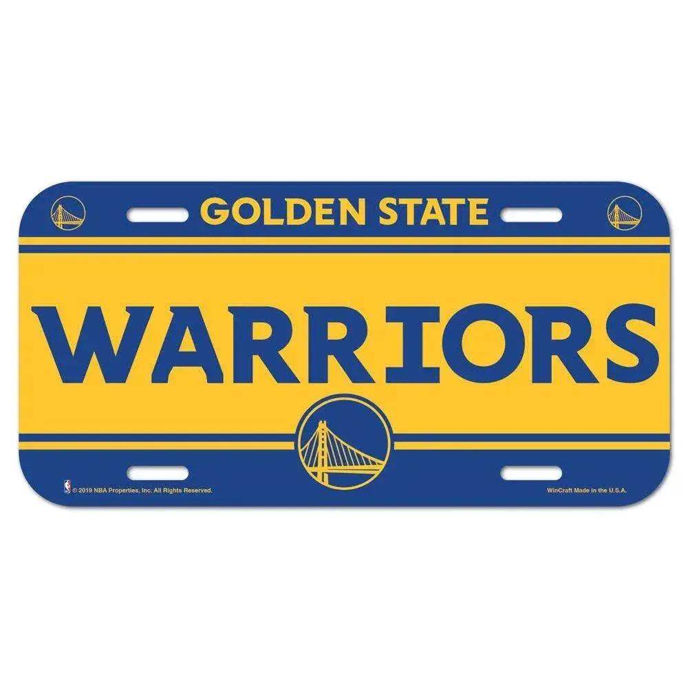  Golden State Warriors 6x12 License Plate Plastic Official -  ToylandEU™