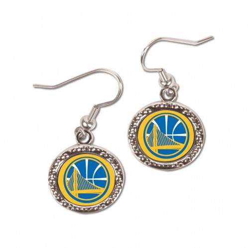 Golden State Warriors Earrings Round Style Special Order - ToylandEU