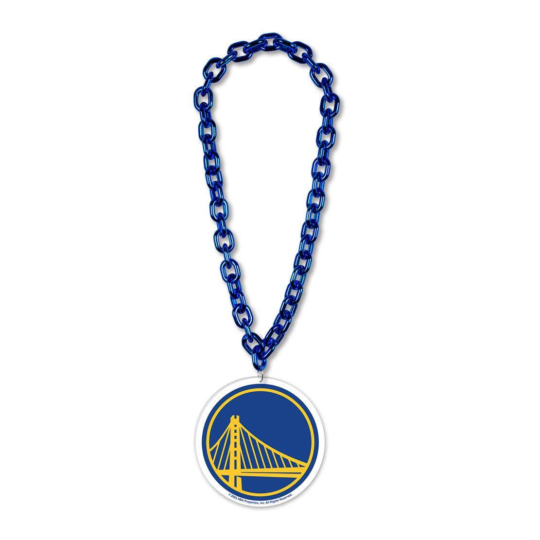 Golden State Warriors Foam Logo Necklace With 38 Inch Chain - ToylandEU