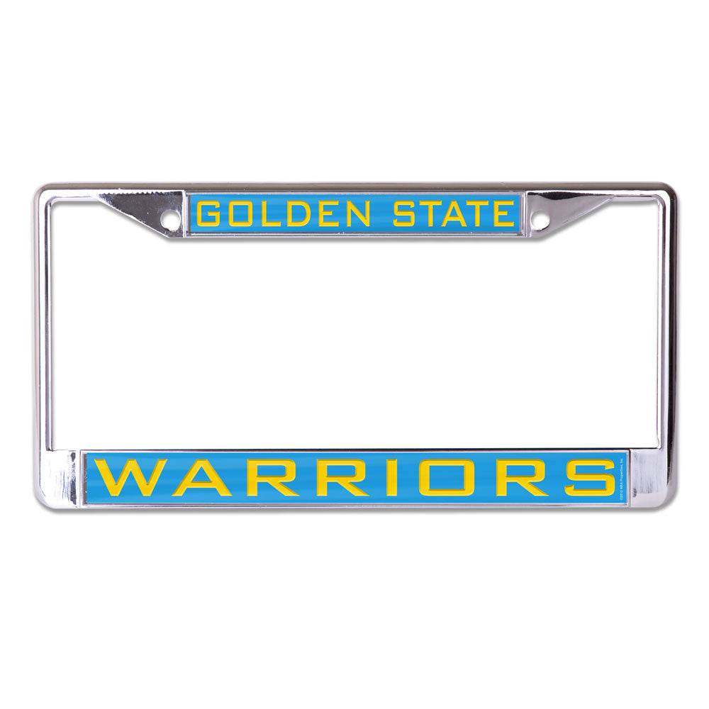 Golden State Warriors License Plate Frame Inlaid Chrome - ToylandEU