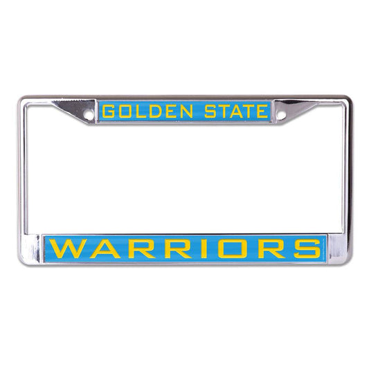 Golden State Warriors License Plate Frame Inlaid Chrome - ToylandEU