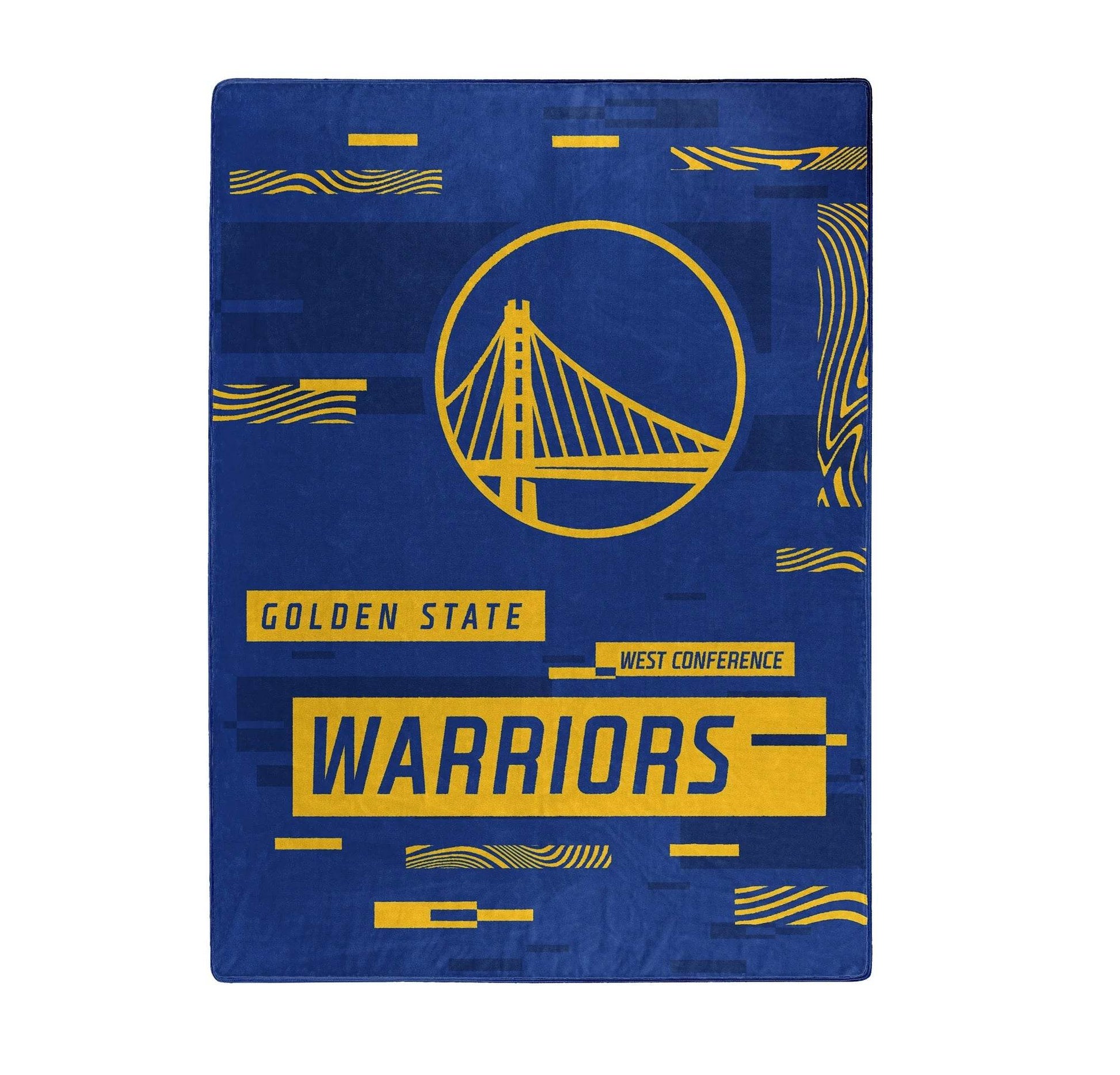 Golden State Warriors Raschel Throw Blanket 60x80 Digitized - ToylandEU