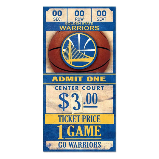  Golden State Warriors Sign 6x12 Wood Ticket Display -  ToylandEU™
