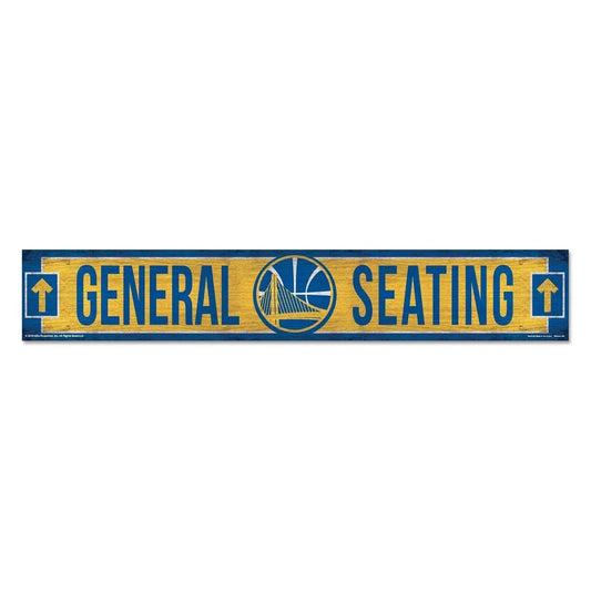  Golden State Warriors Sign 6x36 Wood General Seating -  ToylandEU™