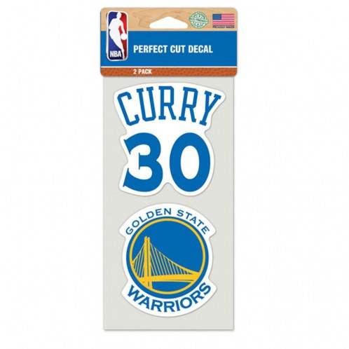 Golden State Warriors Steph Curry Decal 4x4 Set Of Two - ToylandEU