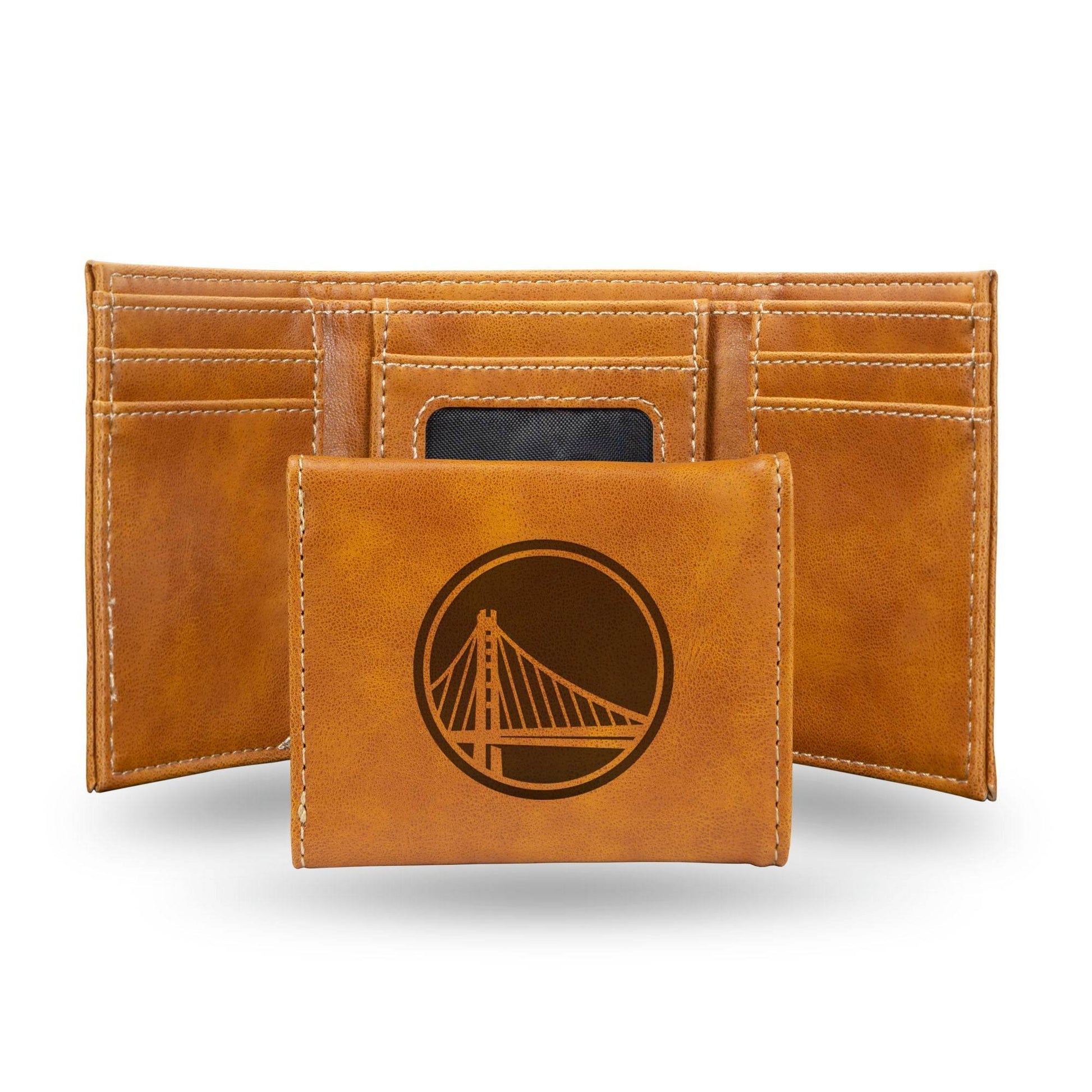 Golden State Warriors Wallet Trifold Laser Engraved - ToylandEU