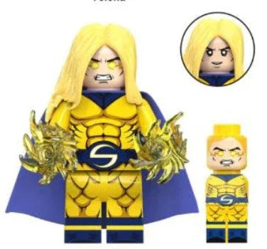 Golden Superhero Powerhouse Minifigure - ToylandEU