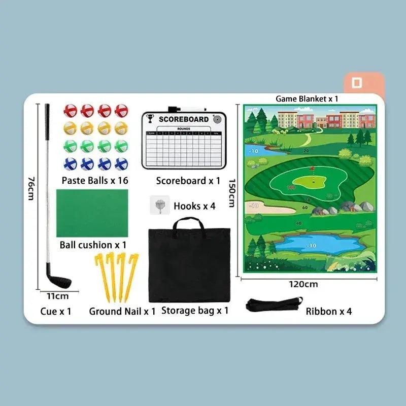  Kids Golf Set For Beginners Includes 16 Balls And Mat -  ToylandEU™