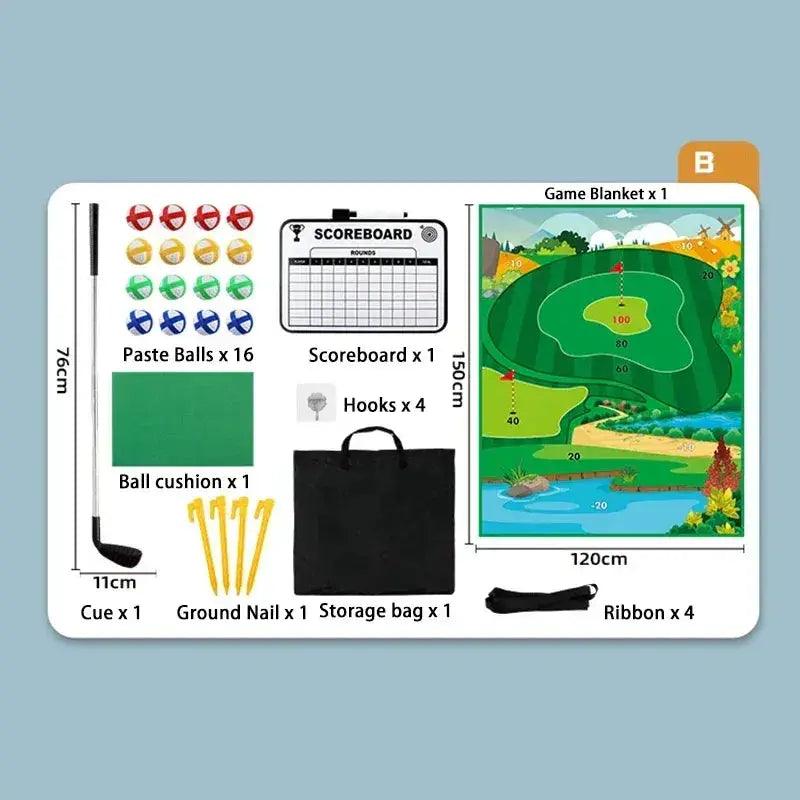  Kids Golf Set For Beginners Includes 16 Balls And Mat -  ToylandEU™