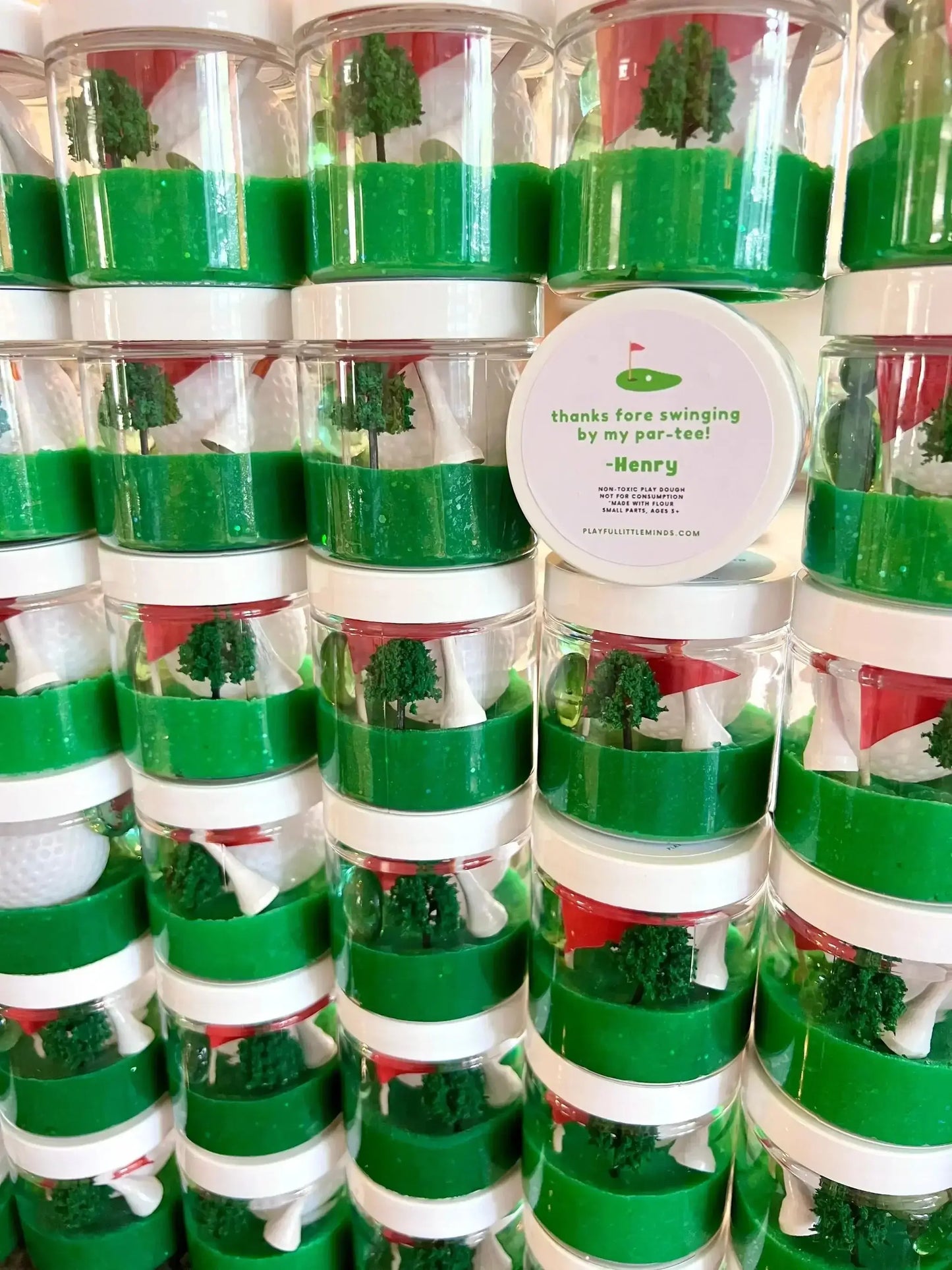 Golf Themed Play Dough Party Favors for Kids - ToylandEU