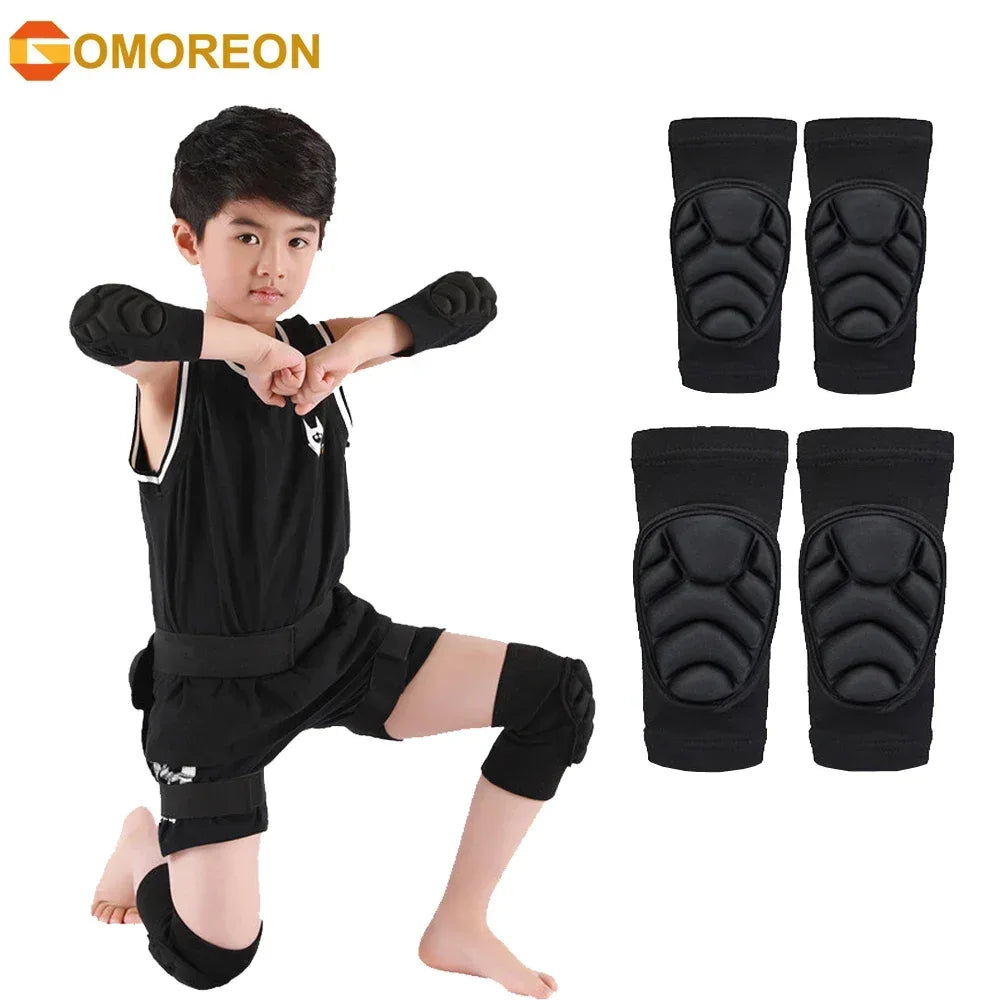 Gomoreon Thick Sponge Knee Pads Elbow Guards Protective - ToylandEU