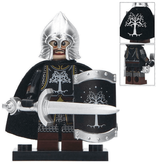 Gondor Soldier | Lord Of The Rings Custom Minifigure | ABS Plastic | Collectors