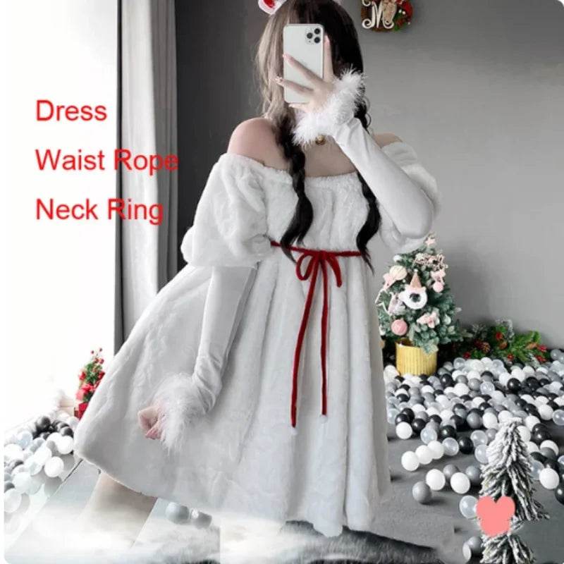 Gorgeous Sexy Bunny Cosplay Costume Golden Christmas Women - ToylandEU