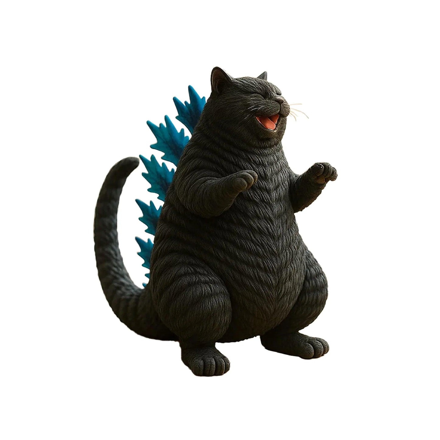 Goth Cat Figurine | Resin Monster Cat | Toylandeu™