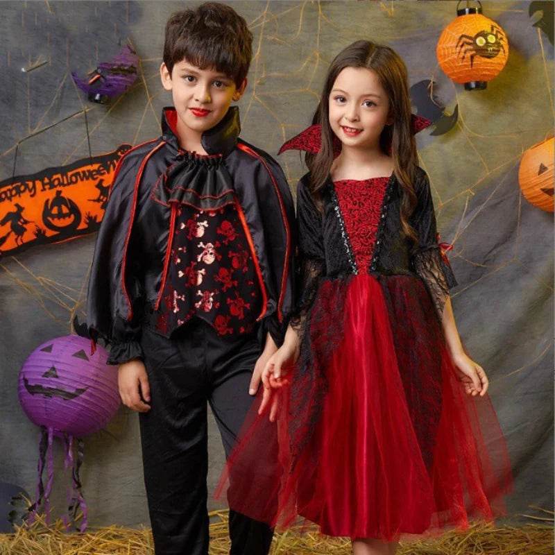 Gothic Cosplay Dress Vampire Count Design For Girls 7 To 13 - ToylandEU