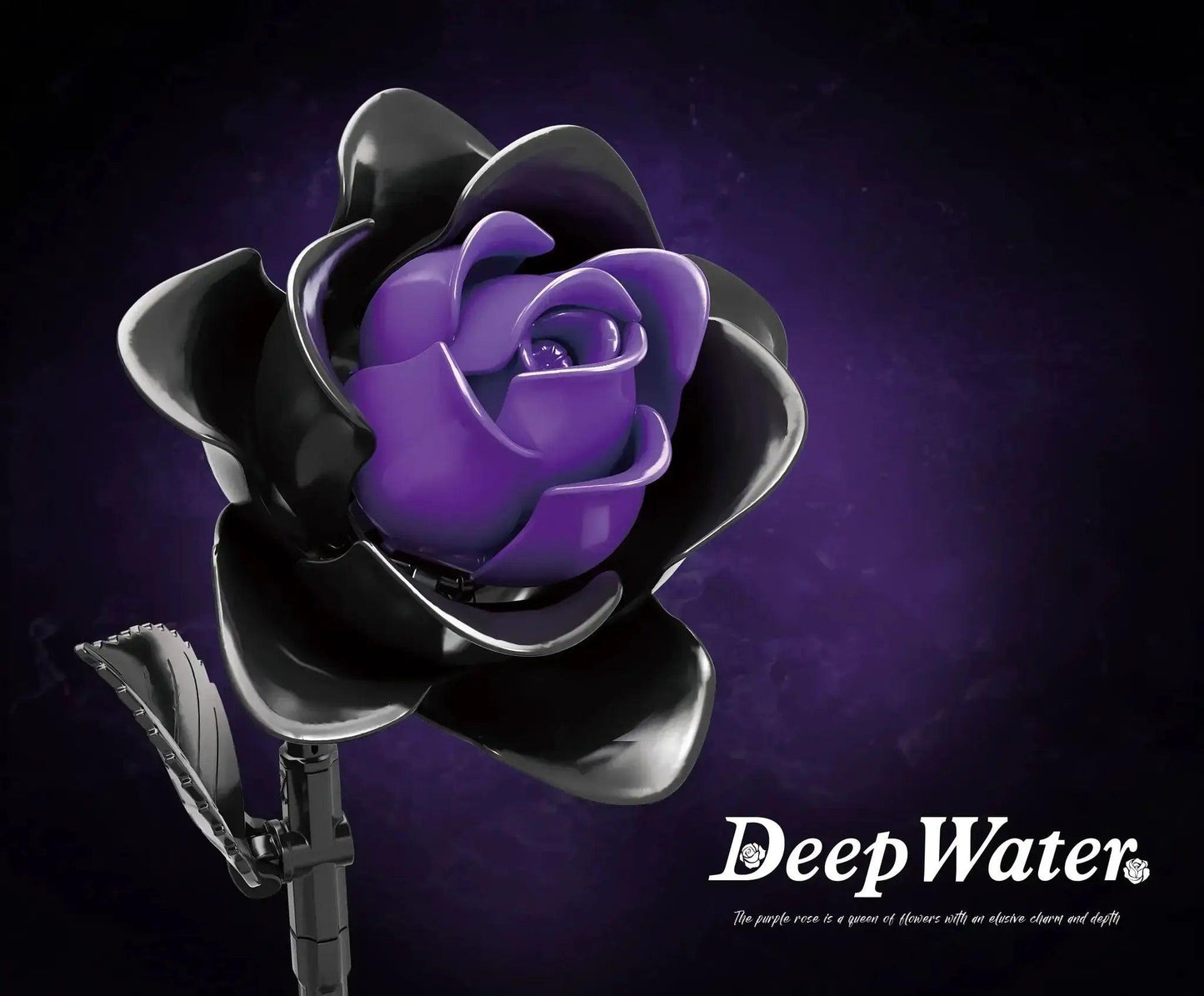  Gothic Purple Rose Building Blocks Set Lego Compatible -  ToylandEU™