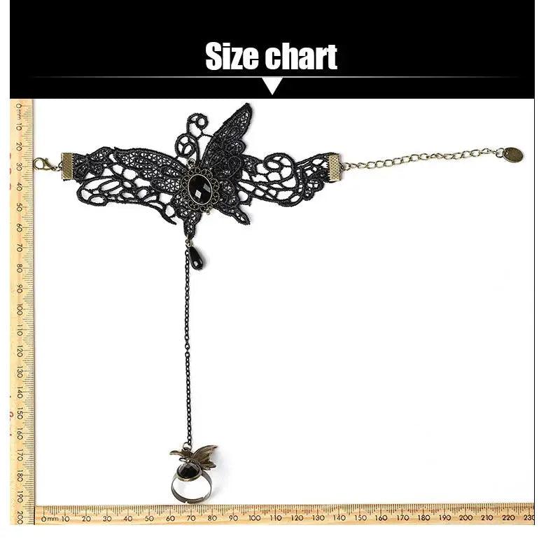 Gothic Steampunk Lace Cuff Fingerless Glove Warmer Pro -  ToylandEU™