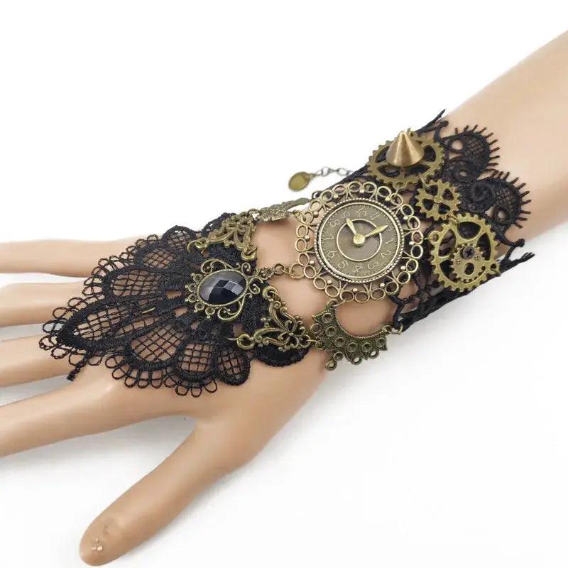  Gothic Steampunk Lace Cuff Fingerless Glove Warmer Pro -  ToylandEU™